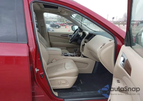 2018 Nissan Pathfinder Platinum from USA, damaged, VIN 5N1DR2MM4JC608728